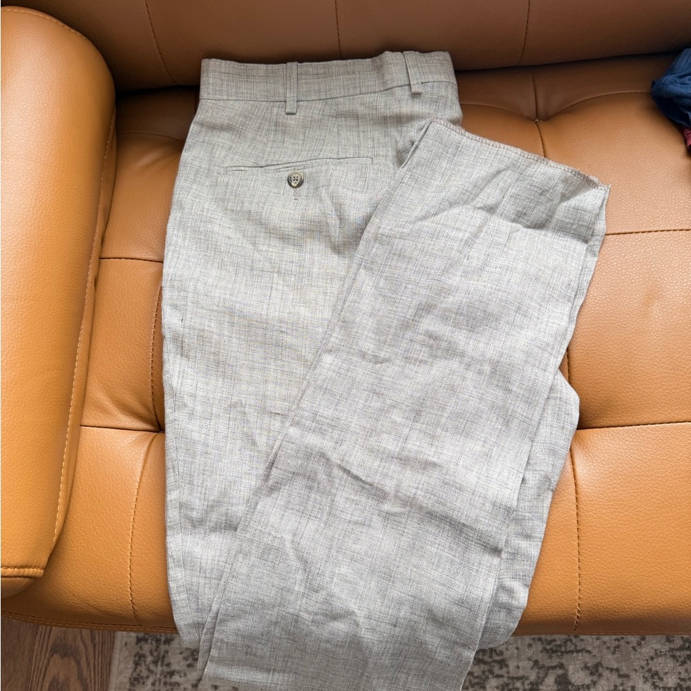 Classic Men's Light Gray Pants